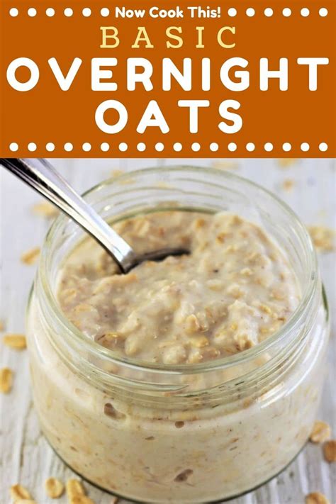 Basic Overnight Oats | Recipe | Overnight oats recipe easy, Overnight oats recipe healthy, Oat ...