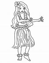 Hula Girl Coloring Page At GetColoringscom  Free Printable Colorings sketch template