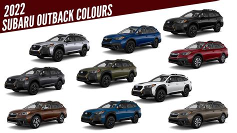 Discover 171+ images subaru outback 2023 colors - in.thptnvk.edu.vn