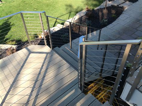 Clearview® Cable Deck Railing with Flat Top Rail - AGSstainless.com