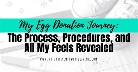 My Egg Donation Journey: The Process, Procedures, and All My Feels Revealed - Naturally ...