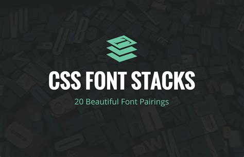 Free CSS Font Stacks — Medialoot