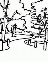 Park Coloring Pages Printable sketch template