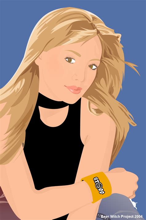 Cartoon Pictures of Hilary Duff