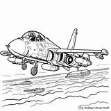 Fighter Jet Coloring Pages  Free & Printable sketch template