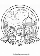 Islamic Coloring Pages For Muslim Kids  In The Playroom sketch template