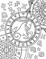Taurus Zodiac Coloring Pages sketch template