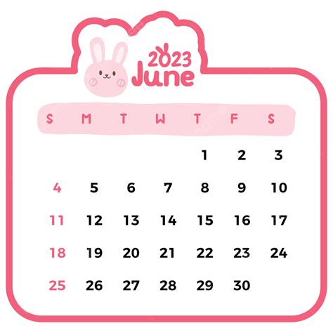 June Calendar Printable, Calendar Png, Calendar March, Calendar Journal, Digital Calendar ...