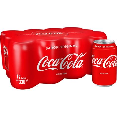 Clásica refresco de cola pack 12 latas 33 cl · COCA-COLA · Supermercado ...