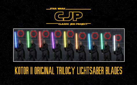 CJP KOTOR II Original Trilogy Lightsaber Blades image - Classic Jedi ...