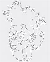 The Weeknd Coloring Pages sketch template