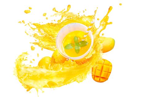 Mango Splash PNG Transparent, Mango Drink Splash, Mango, Drink, Fruit ...