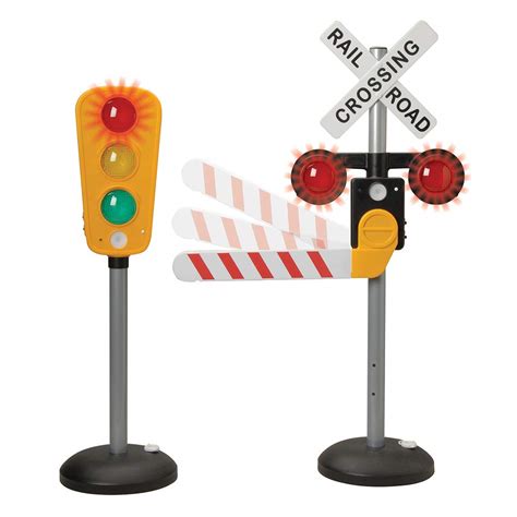 Buy Interactive Traffic Signs - Light-up, Talking Traffic Light & Railroad Crossing Online at ...