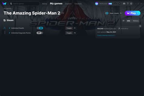 The Amazing Spider-Man 2 Cheats & Trainers for PC | WeMod