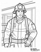Firefighter Coloring Pages Free Printable PDFs  Invite Creativity sketch template