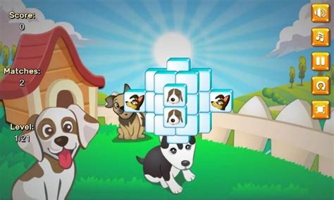 Dog Mahjong - play game free online in full screen