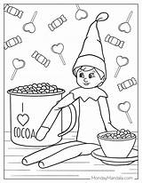 26 Elf On The Shelf Coloring Pages Free PDF Printables sketch template