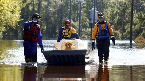 Massive flooding hits North Carolina