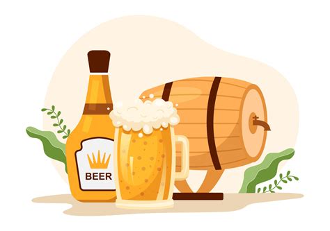 Brewery Production Process with Beer Tank and Bottle Full of Alcohol Drink for Fermentation in ...