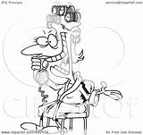 Gossip Clipart Illustration Coloring Royalty Leishman Ron Rf Toonaday  sketch template