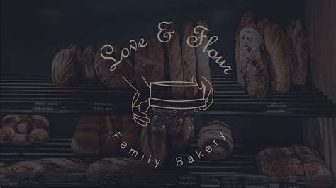 Logo design for Love&Flour Family Bakery on Behance