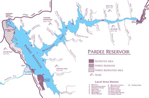 Pardee Lake Reservoir - Enjoy Fishing, Camping, Picnicking, Boating ...