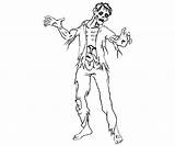 Free Scary Zombie Coloring Pages Download  sketch template