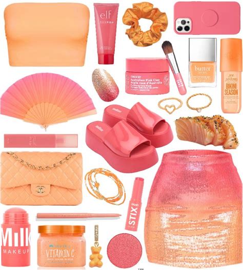 Coral + orange Outfit | ShopLook in 2023 | Orange outfit, Coral orange ...