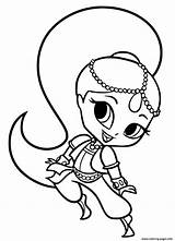 Shimmer And Shine To Colour Coloring Page Printable sketch template