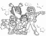 Characters In Turning Red coloring Page  Download Print Or Color sketch template