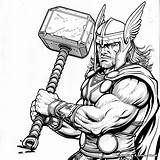 Thor Hammer Coloring Page Best Sale  Aria Databasecom sketch template