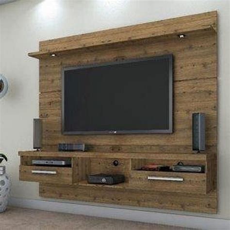 40+ Best Rustic TV Wall Decor Idea for Living Room Design | Tv wall decor, Rustic entertainment ...