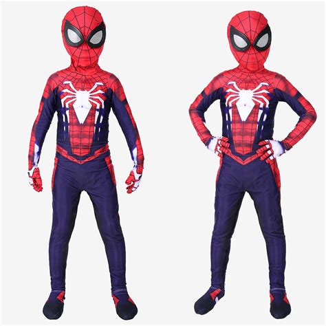 Spider Man PS4 Costume Cosplay Advanced Suit Kids Unibuy