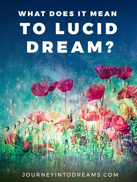 A lucid dream is a type of dream where you gain full conscious ...