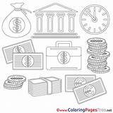 Banking Coloring Pages sketch template