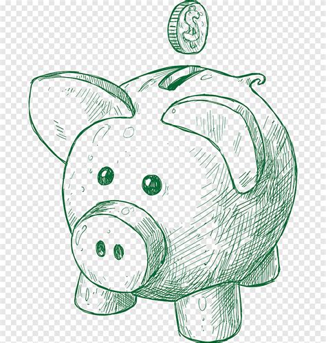 Free download | Piggy bank drawing, Piggy bank Saving Finance Money ...