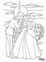 Disney Princess Cinderella and Prince Charming  Crayolabe sketch template