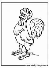 Chicken Coloring Pages sketch template