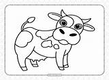 Cute Cow Clip Art Pages Coloring sketch template