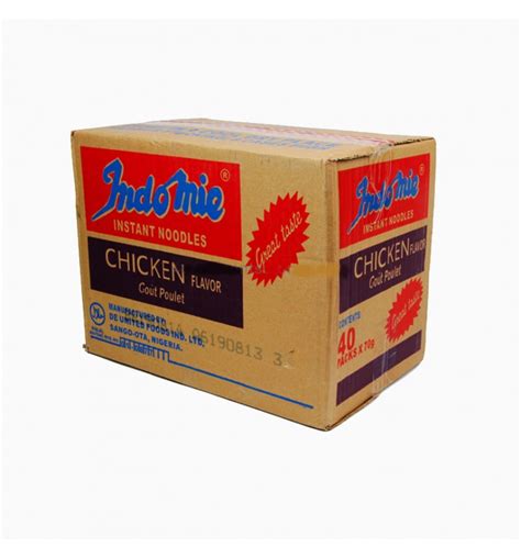 Nigerian Indomie Chicken Brown Box 70g (40 Packs)