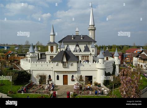 Castle at Gulliver's Land Theme Park, Milton Keynes, England, United ...