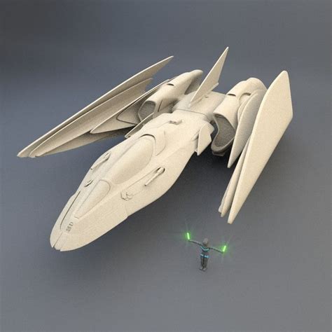 Blender Spaceship - 3D Model | Spaceship 3d model, 3d printer models, 3d model