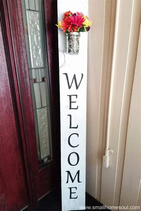 Easy DIY Welcome Sign - You Can Make This! - Girl, Just DIY!