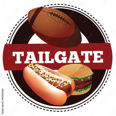 Football Tailgate Party Clipart