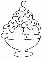 Printable Ice Cream Cone Coloring Pages sketch template