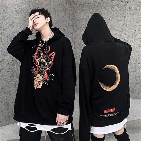 Japanese Style Hoodies | SparkX Harajuku