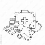 Coloring Pages Medical sketch template
