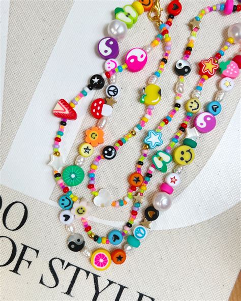 DIY Layered Beaded Necklaces - the neon tea party