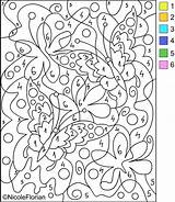 Nicoles Free Coloring Pages COLOR BY NUMBER  Coloring sketch template