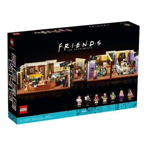 Lego 10292 The Friends Apartments, Friends TV Show Gift from Iconic Series with 7 minifigures ...